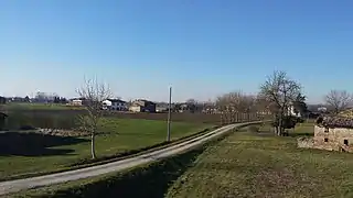 Der Ortsteil Copezzato am Taro