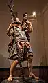 Statue des heiligen Christophorus (von Juan Martínez Montañés) in der Erlöserkirche von Sevilla