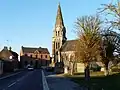 Rathaus (mairie) und Kirche Saint-Amand