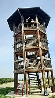Aussichtswarte "Keltenturm" am Sandberg bei Platt/Zellerndorf