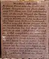 Die Sandsteintafel