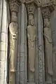 Gewändefiguren der linken Seite
