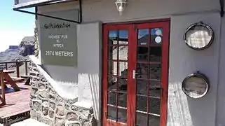 Höchste Bar von Afrika