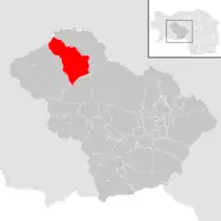 Lage im Bezirk Murtal