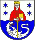 Sankt Margarethen, DE-SH – an der Spaltung wachsend, mit Schwert
