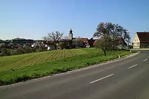 Ortsmitte von Süden