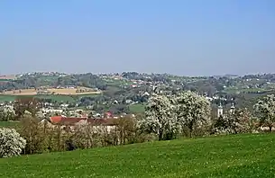 St. Ulrich bei Steyr von Garsten aus gesehen
