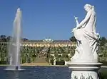 Schloss Sanssouci mit der Großen Fontäne