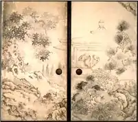 Fusuma-e im Kongōbu-ji