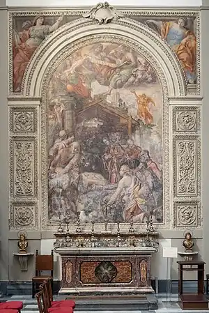 Altar links: Die Anbetung der Hirten (7)