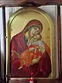 Ikone der Glykophilousa (die „Liebkosende“) in der Chiesa Santa Maria Assunta in Civita