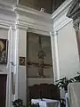 Darstellung der Kreuzigung des Petrus