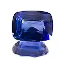Blauer Saphir, Kissenschliff, 2,08&nbsp;ct