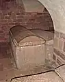 Sarkophag der Tochter Mathilde († 1034), Saliergruft, Wormser Dom