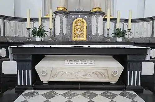 Sarkophag des Gregor von Burtscheid in St. Johann Baptist