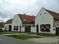 Traditionelle Bauernhäuser in Sarród