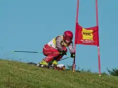 Sascha Posch im FIS-Super-G von Rettenbach im Juli 2011