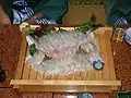 Sashimi aus Gelbschwanzmakrele