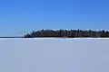 In Finnland liegt im März noch Schnee (Foto vom 19. März 2016), Insel Satakari im Bottenwiek, nördliche Ostsee vor Ii