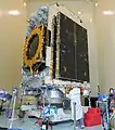 Der Satellit vor dem Start