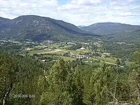 Blick auf die Ortsmitte (2010)