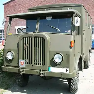 Saurer 2 CM mit Kastenwagenaufbau