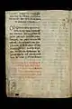 Bitte des Schreibers Dorbbene mit roter Tinte. Fol. 136