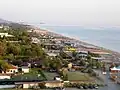 Blick vom Torre Talao zum Strand