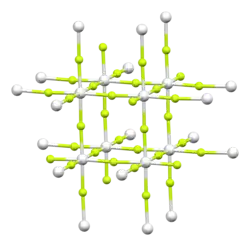 Kristallstruktur von Scandiumfluorid