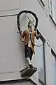 Schäfflerfigur am nördlichen Eingang der Schäfflerstraße