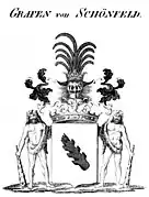 Grafenwappen in Tyroffs Wappenbuch
