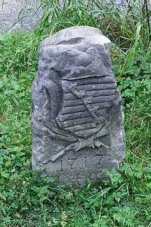 Dreiwappenstein am Kießlich