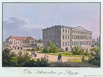 Das Schützenhaus kurz nach seiner Erbauung