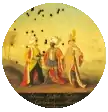 Schützenscheibe Die Heiligen Drei Könige, Schwäbisch Hall, 1830