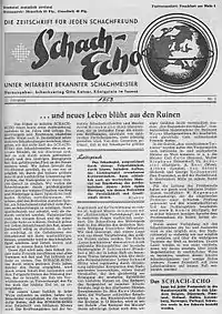 Erste Ausgabe nach dem Zweiten Weltkrieg
