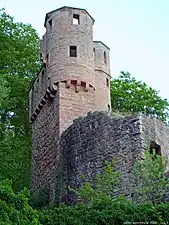 Schadeck (Schwalbennest) (Ruine; Nr. 4; baugeschichtlich am jüngsten)