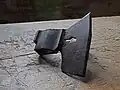 Klinge mit Prägestempeln einer historischen Axt