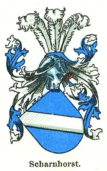 Wappen derer von Scharnhorst (aus Bordenau)
