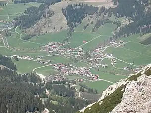 Schattwald von der Rohnenspitze