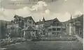 Bad Schauenburg vom Garen aus mit Dépendance I und II (Doktorhaus) ca. 1910