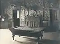 Saal 1. OG mit Billard ca. 1917