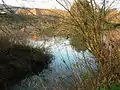 Schedemündung in die Weser bei Hilwartshausen