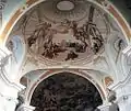 Scheinarchitektur eines Freskos in Neresheim