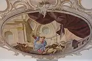 Fresko unter der Empore