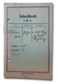 Vorderseite Schießbuch der Reichswehr (1935)