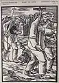 Der Bittgang, Holzschnitt, 1929