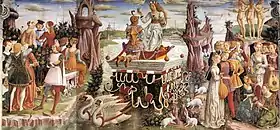 Triumph der Venus von Francesco del Cossa