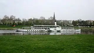 Schiff Dresden – Höhe Sachsenplatz Dresden