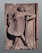 Schildhalter vom Vortor, um 1475