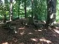 Schillerdenkmal mit Schillerlinde im Fledermausbiotop der Schillerwiese